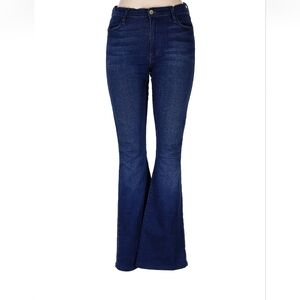 Frame Le High Flare Jeans Size 30 Riverdale Wash LHF206 Stretch Denim